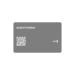Social Master Digital Business Card Plastic Wallet Sized NFC Business Card for Instant Contact and Social Media Sharing No App Required No Fees iOS and Android Compatible (Gray)