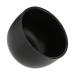 Premium Black Stainless Steel Shaving Soap Bowl with Lid - Ideal Men's Foam Cup for Slick Lather & Perfect Father's Day Gifts - Buy Online on SooperMarket.com