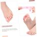 FOMIYES Double Hole Toe Splitter Hammer Straightener & Pedicure Tools - 12pcs | Bunion Orthopedic Toe Separator & Foot Valgus Protector - 5.6x2cm - Buy Online on SooperMarket.com