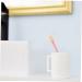 KOMBIUDA Manual Toothbrush Set - 4 Soft Plastic Brushes for Adults & Travel Includes Tongue Brush - Optimal Oral Care - Buy Online on SooperMarket.com
