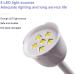 UV Nail Lamp Mini Lotus Hands Light Nail Polish Gel Curing Lamp Rotatable Nail Dryer White LED - Buy Online on SooperMarket.com