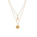 Yalice Layered Starfish Necklace Chain Boho Shell Necklaces Jewelry for Women and Girls Gold