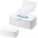 Funmo 2PCS Wipes Dispenser Wet Wipes Dispenser Box Baby Wipes Dispenser Toilet wipes dispenser box Keep Wet Wipes Fresh for Home Office Car Etc(White)