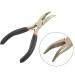 Black Hair Extensions Tool Kit with Pliers, Pulling Hook, and 500 Micro Links Rings Beads - Black Hair Pliers Included - Buy Online on SooperMarket.com