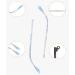Ranara Glasses End Tips & Accessories - Transparent Plastic Spare Parts for Glasses Repair (1 Pair) - Buy Online on SooperMarket.com