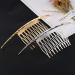 Vasana 2-Piece Gold & Silver Elegant Alloy Hair Combs for Women & Girls - French Twist Kamm Grips & Styling Tools - Buy Online on SooperMarket.com