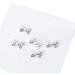5Pcs Metal Nail Art Studs 3D Nail Art Metal Nail Art Jewelry Decorations Pearls Bows Nail Decoration Accessories Nail Rivets Gems Coffee color - Buy Online on SooperMarket.com