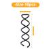 DEFUTAY 10PC Spiral Hair Pins - Corkscrew Spin Pins for Women Hair Style DIY - Buy Online on SooperMarket.com