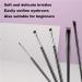 Precision Eye Makeup Brushes Set - Angled Eyebrow, Eyeliner, Slanted Brushes - 5PCS Kit - Buy Online on SooperMarket.com