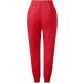 WILLBEST Women's Stretch Gym Sports Jogger Sweatpants Cargo High Waisted Trousers Causal Running Fitness Workout Tracksuit Pants Jogging Tracksuit Bottoms Lounge Wear 2999-djufh-6-red XL - Buy Online on SooperMarket.com