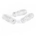 SANWOOD 3pcs Nail Bottle Leak Proof Transparent Bottle Glitter Micro Beads Caviar Decoartion Box for Home Use White