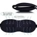 3D Natural Sleep Mask - Portable Eye Shade Cover for Travel - Soft Blindfold for Men and Women - Sapphire Blue - 1 Count - Buy Online on SooperMarket.com