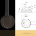 Classic Stethoscope for Nurses & EMTs | Single Head Stainless Steel Soft Eartips - Medical & Home Use (Titanium Black - Buy Online on SooperMarket.com