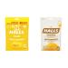 HALLS Triple Soothing Action Cough Drops Honey Lemon 1 Resealable Bag (80 Drops Total) & Menthol Honey Bag 30 Lozenges