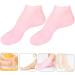 minkissy 2 Pairs Sock Skin Soles Gel Booties Moisturing Foot Moisturizing Foot Moisturizer Spa Stocking Skin Protect Soles Foot Lotion Spa Soften Women's Heel Silicone Gel Pink Sebs - Buy Online on SooperMarket.com