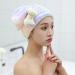 NOLITOY Quick Dry Hair Towel Wrap for Women - Cute Bowknot Design Super Absorbent for Curly & Thick Hair Colorful Elastic Hair Cap - Buy Online on SooperMarket.com