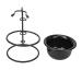 Men's Shaving Brush Holder - Dustproof Metal Holder & Portable Shaving Bowl for Men - Buy Online on SooperMarket.com