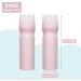 2PCS Hair Oil Applicator Bottles - Root Comb & Dye Brush Squeeze Bottles with Graduated Scale (Pink) - Buy Online on SooperMarket.com