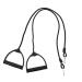 IMIKEYA Resistance Bands: 1 Pair Stepper Resistance Band Fitness Exercise Bands with Handles Fitness Bands Pull Ropes Exercising Bands Resistance Bands for Workout Strength Training at Home