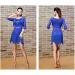 ZX Women's Fringed Ballroom Dance Costume - Royal Blue Large - Buy Online on SooperMarket.com