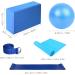 Lixada 5Pcs Yoga Equipment Set with Yoga Ball, Blocks, Stretching Strap for Exercise - Purple - Buy Online on SooperMarket.com
