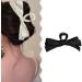JSGHGDF Cute Sweet Hair Clip Simple Ribbon -style Bunches Sweet Balletcore Style Red on black - Buy Online on SooperMarket.com