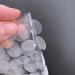 Vkey 700pcs (350pairs) 1.5cm Diameter Transparent Sticky Back Thin Clear Dots with Adhesive Hook & Loop Coins Tapes - Buy Online on SooperMarket.com