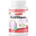 Nutridom Daily Multivitamin for Women over 50 with Beta-carotene Vitamin A D3 E C B K2 Biotin Calcium Magnesium Zinc Iodine Manganese Pottasium Copper Chromium Selenium Molybdenum Lutein Choline L-Methionine Inositol (60 Vegan capsules)