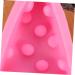 HOMSFOU Cupcakes Raclette Silicone Fondant Molds Silicone Chocolate Fondant Silicone Molds Silicone Pastry Mould Chocolate Cake Silicone Molds for Soap Fondant Mould Brownie 3D Non Stick 10.5x6.2x3.5cmcm Pink - Buy Online on SooperMarket.com