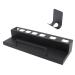 FOYTOKI Curling Iron Rack Hair Curler Holder Wall Mounted Curler Holder Kickstand Black Stainless Steel