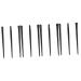 Healeved 12 Pcs Eyeliner Brush Eyebrow Brush Eyeliner Makeup Tool Cosmetic Brush Artificial Fiber Black