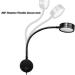 Youngine EU Plug Reading Lamp - 5W Flexible LED Bedside Light with On/Off Switch - Swan Neck Design for Bedroom & Office - 3000K Black & Warm White - Buy Online on SooperMarket.com