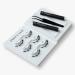 Pro Lash Starter Kit | Professionally Styled - Soft and Comfortable Lash Extension with 3 Set of Lashes Tweezers Pro Lock Adhesive and Remover - Lasts up to 10 Days (Mega Volume) Pro Kit - Mega Volume