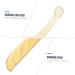 Healifty 2 Pcs Wood Croissant Ear Pick Set - Ear Cleaning Tools for Travel, Earwax Removal Tool with Ear Plugs and Grip - Light Yellow 11.5x1.2x0.3cm - Buy Online on SooperMarket.com