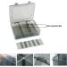 9 Grids Plastic Organizer Box with Dividers - Ideal for Jewelry, Crafts, Small Parts - 1 Pack - Buy Online on SooperMarket.com