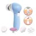 Buy MOSCHOW Face Cleansing Brush 4-in-1 Set - Waterproof Facial Brush with Exfoliating Heads - Blue - Buy Online on SooperMarket.com