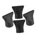 Gogogmee 4pcs Hair Dryer Accessories Hair Diffuser Attachment Narrow Concentrator Attachment Black Plastic