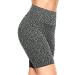 TNNZEET 8"/5" Buttery Soft Biker Shorts for Women  Print High Waisted Workout Yoga Athletic Shorts 8" No pocket Large-X-Large Bean Green Leopard