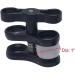Amarine Made 1 Inch Black Underwater Ball Clamp Mount - 2 Pack for Light Arm System - Buy Online on SooperMarket.com