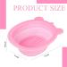 Acooruiteng Makeup Brush Cleaner Mat Foldable Silicone Makeup Brush Cleaning Mat Portable Makeup Brush Cleaning Pad Makeup Brush Cleaning Bowl for Makeup Brush Makeup Sponge Powder Puff Pink - Buy Online on SooperMarket.com