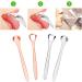 Buy Premium 2-Piece Stainless Steel Tongue Scraper Set - Versatile Schaber Tools for Effective Stain Removal | International Shipping Available - Buy Online on SooperMarket.com