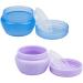 Yucool TSA-Approved Travel Containers - 10 Leak-proof 20ml Mini Bottles with Spatulas for Toiletries & Makeup - Refillable & Empty - Buy Online on SooperMarket.com
