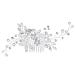 Hair Combs Slides Clips Bridal Flower Hair Pins for Girls Women Hair Accessories Hair Clips