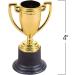 ArtCreativity Gold Plastic Trophies for Kids - Pack of 12 | 4 Inch Golden Colored Trophy Set for Football, Soccer, Baseball | Carnival Prizes and Party Favors for Boys and Girls - Buy Online on SooperMarket.com
