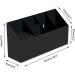 Noverlife Hair Scissors Large Storage Box - Professional Hair Salon Shear Holder for Scissors, Combs, Clips, and Brushes - Black - Buy Online on SooperMarket.com