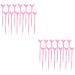 FOMIYES 24 Pcs False Eyelash Y-shaped Brush Grafted Eyelashes Brush Eyelash Perm Pad Lash Fish False Eyelash Brush Makeup Gadgets Eyelash Lift Brush Pv Eyelash Comb Fake Eyelashes