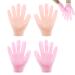 Fengyang 2PCs silicone moisture gloves pink gel-spa gloves Moisturizing Gloves for Repairing Dry Cracked Handpflege silicone gloves for drying the hands of women