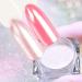 White Pearl Chrome Nail Powder - Glittery Aurora Magic Pearlescent Symphony for DIY Nail Art Decorations - Buy Online on SooperMarket.com
