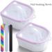 Borogo Nail Soaking Bowl Set for Gel Polish Removal and Manicure - Includes Brush, Pusher, Peeler, File, and Buffer Block - Buy Online on SooperMarket.com