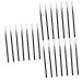 MAGICLULU 300 Pcs Eyeliner Liner Makeup Brush Eye Makeup Brush Eyebrow Liner Brush With Hat Auxiliary